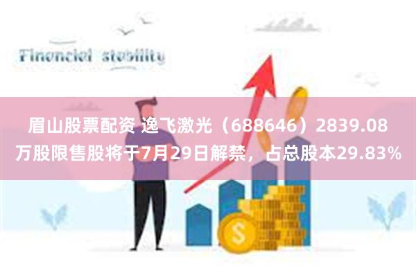 眉山股票配资 逸飞激光（688646）2839.08万股限售股将于7月29日解禁，占总股本29.83%