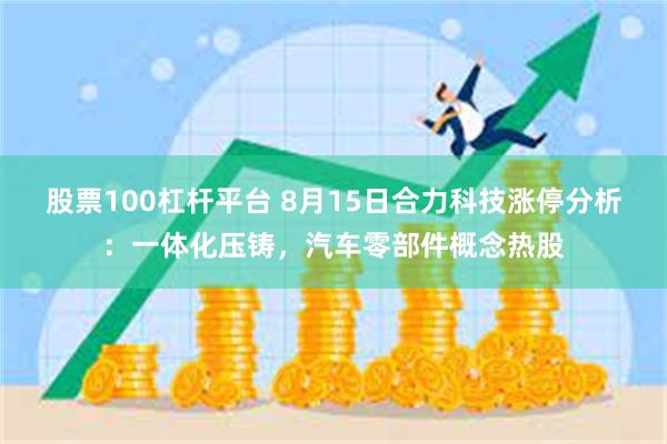 股票100杠杆平台 8月15日合力科技涨停分析：一体化压铸，汽车零部件概念热股